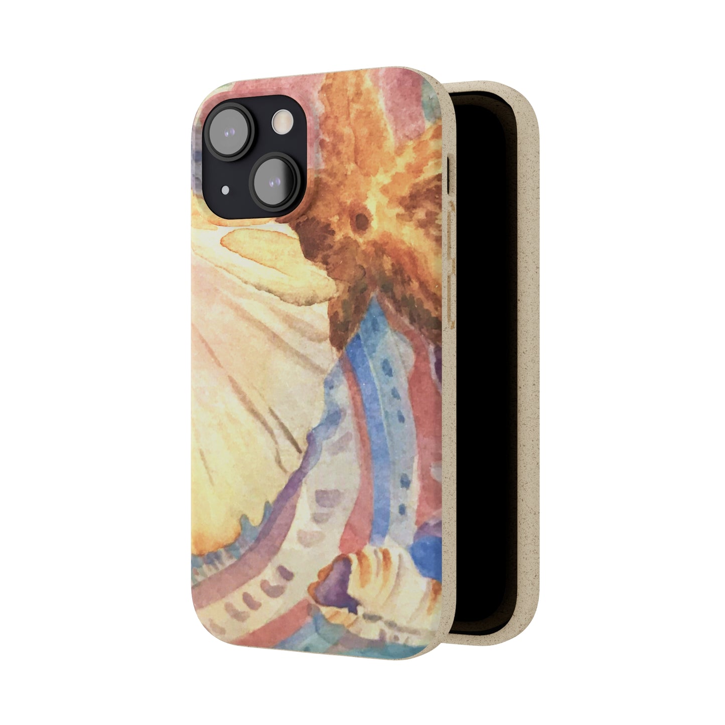 Biodegradable Phone Case with 'Treasures of the Tide' Watercolor Original Artwork by Barbara Cleary