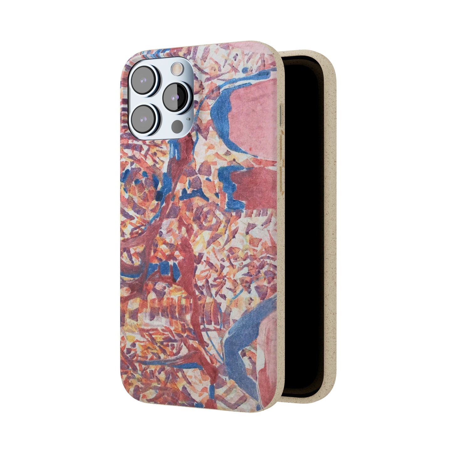 Biodegradable Phone Case with 'Abstract Fusion' Abstract Original Artwork by Barbara Cleary