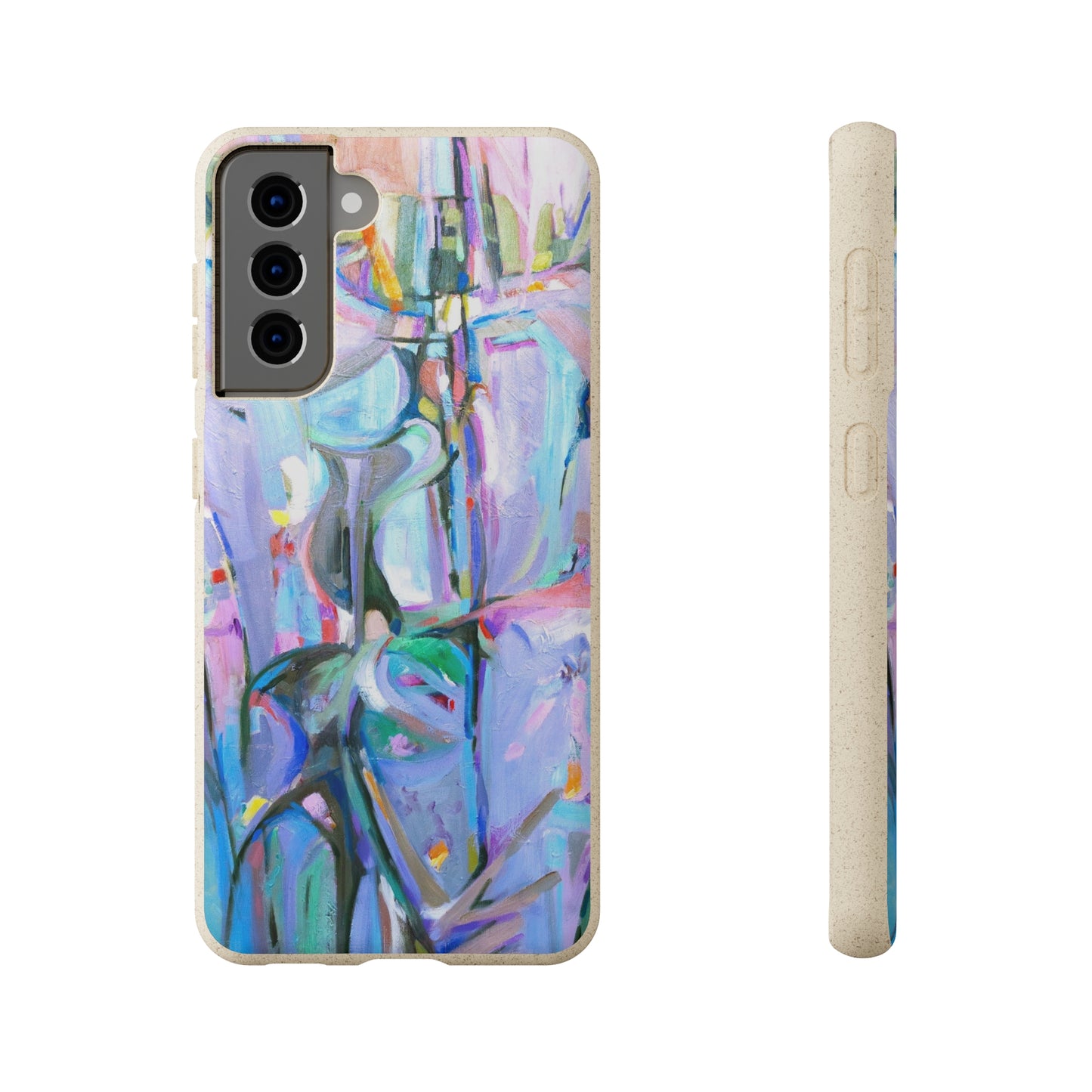 Biodegradable Phone Case with 'Passages' Abstract Original Artwork by Barbara Cleary