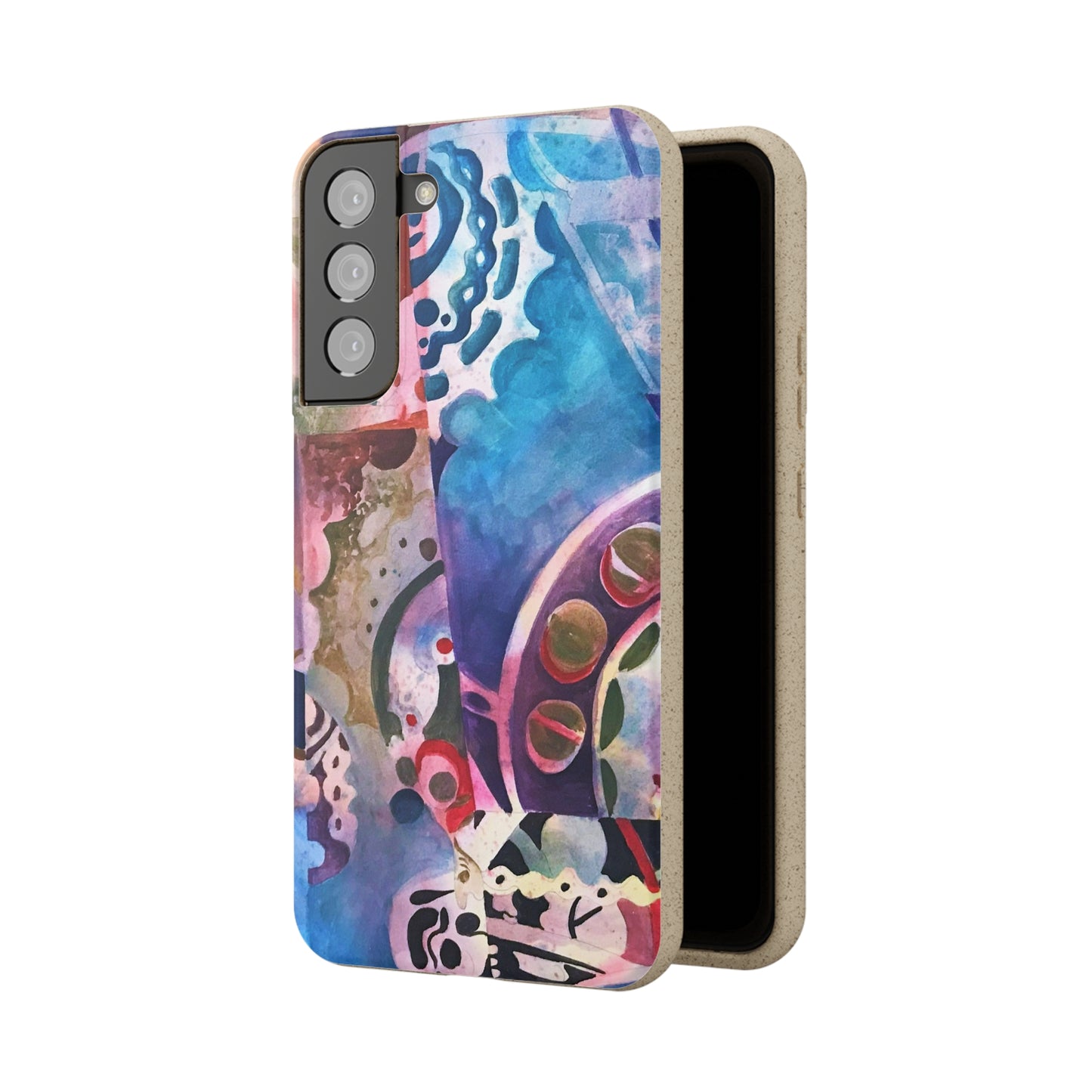 Biodegradable Phone Case with 'Kaleidoscope' Abstract Original Artwork by Barbara Cleary