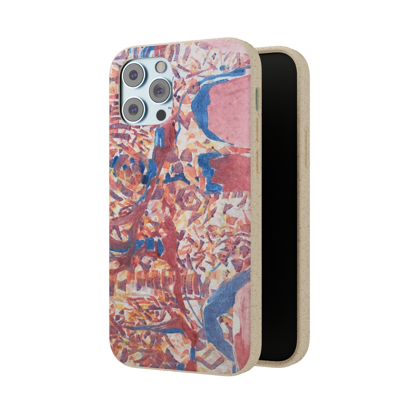 Biodegradable Phone Case with 'Abstract Fusion' Abstract Original Artwork by Barbara Cleary