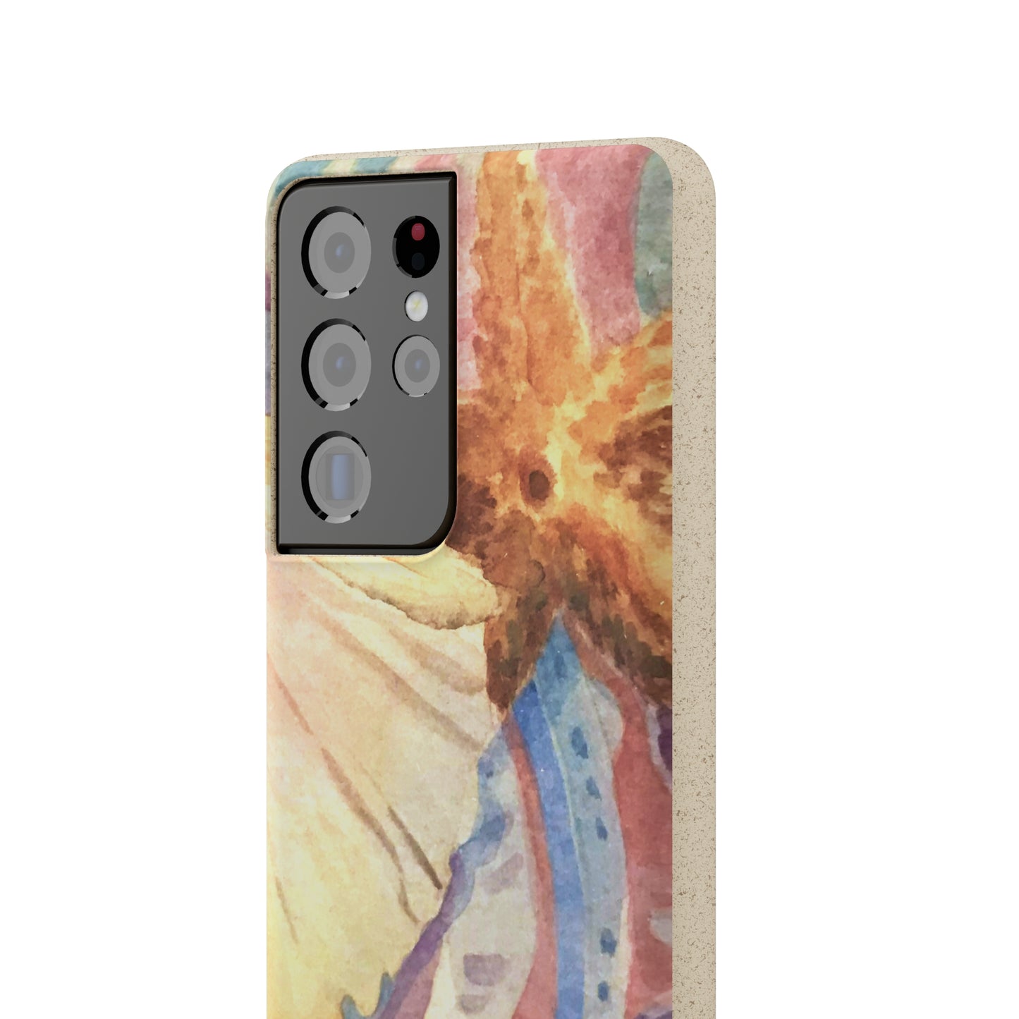 Biodegradable Phone Case with 'Treasures of the Tide' Watercolor Original Artwork by Barbara Cleary