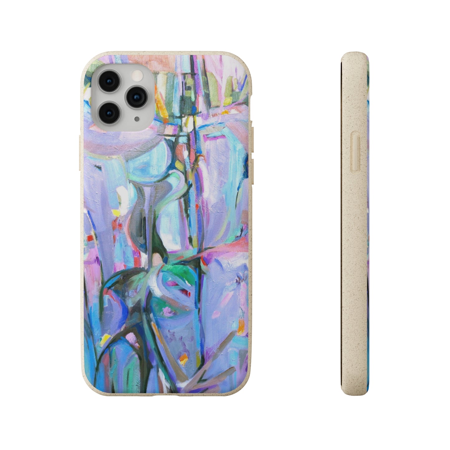 Biodegradable Phone Case with 'Passages' Abstract Original Artwork by Barbara Cleary