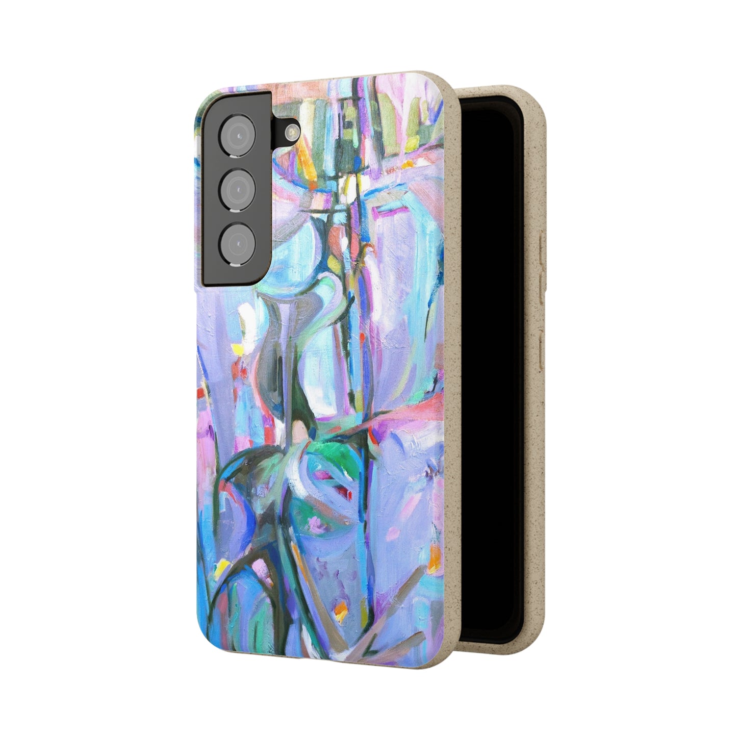 Biodegradable Phone Case with 'Passages' Abstract Original Artwork by Barbara Cleary