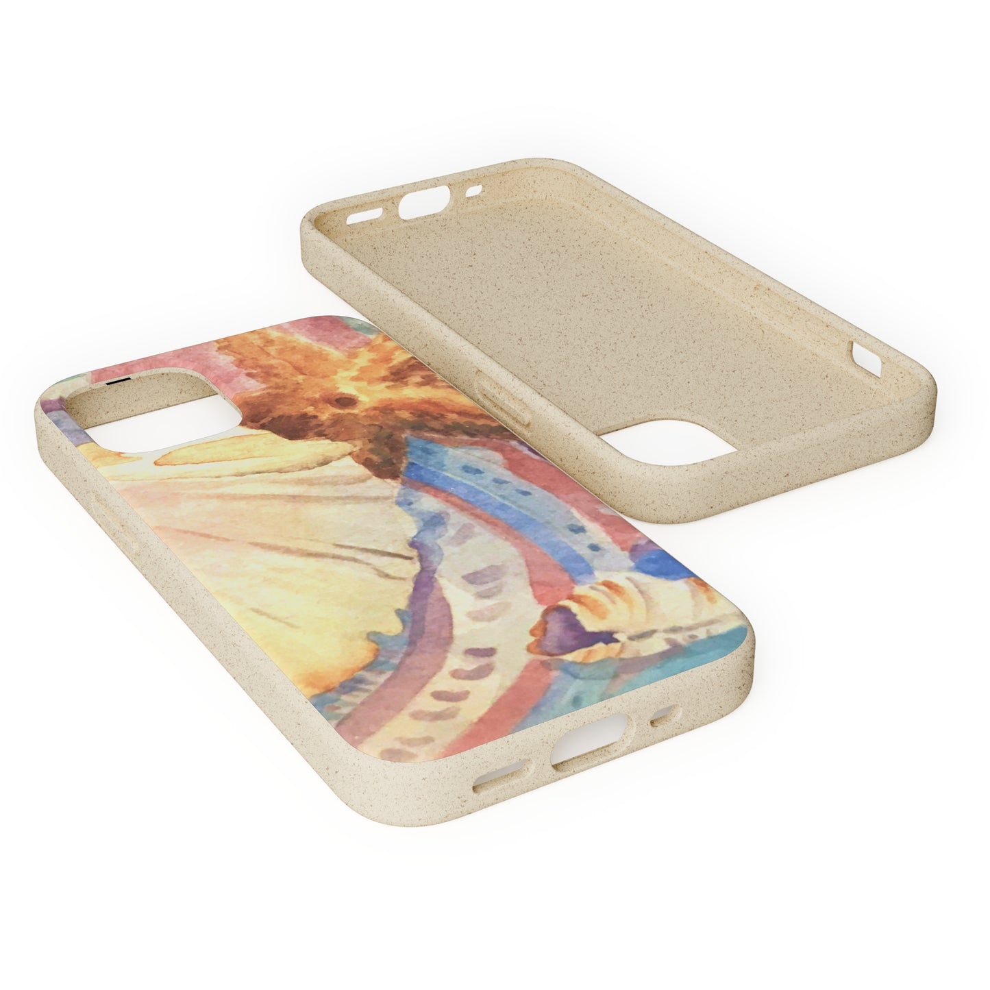 Biodegradable Phone Case with 'Treasures of the Tide' Watercolor Original Artwork by Barbara Cleary