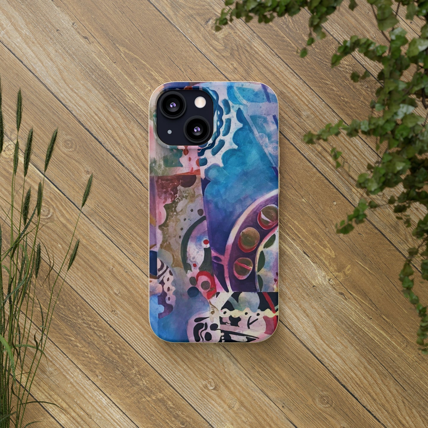 Biodegradable Phone Case with 'Kaleidoscope' Abstract Original Artwork by Barbara Cleary