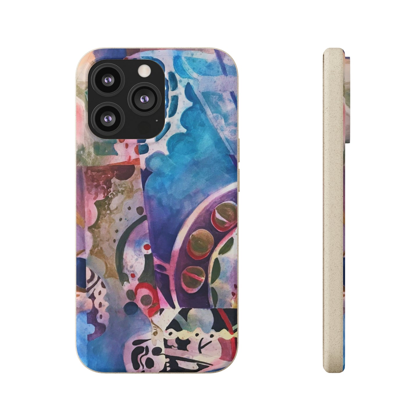 Biodegradable Phone Case with 'Kaleidoscope' Abstract Original Artwork by Barbara Cleary