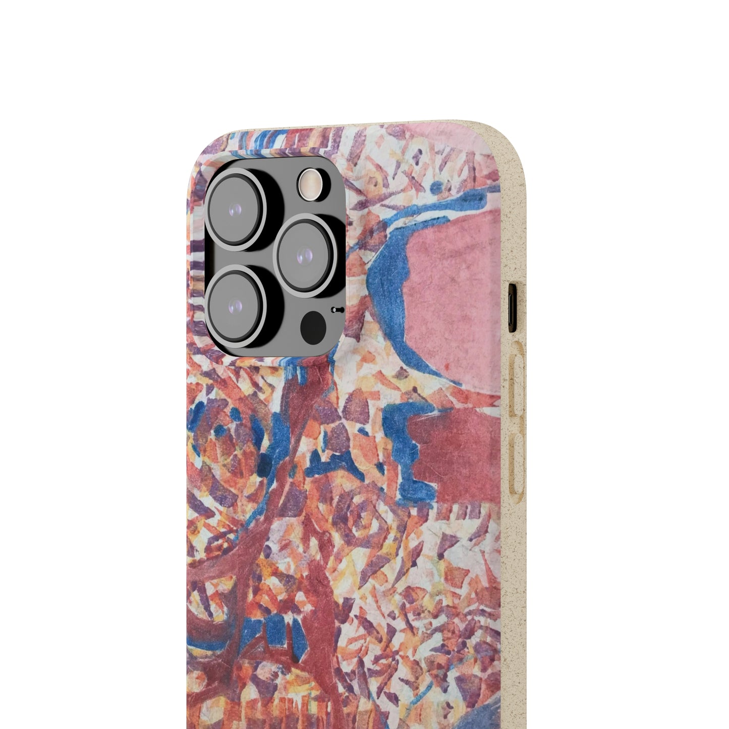 Biodegradable Phone Case with 'Abstract Fusion' Abstract Original Artwork by Barbara Cleary