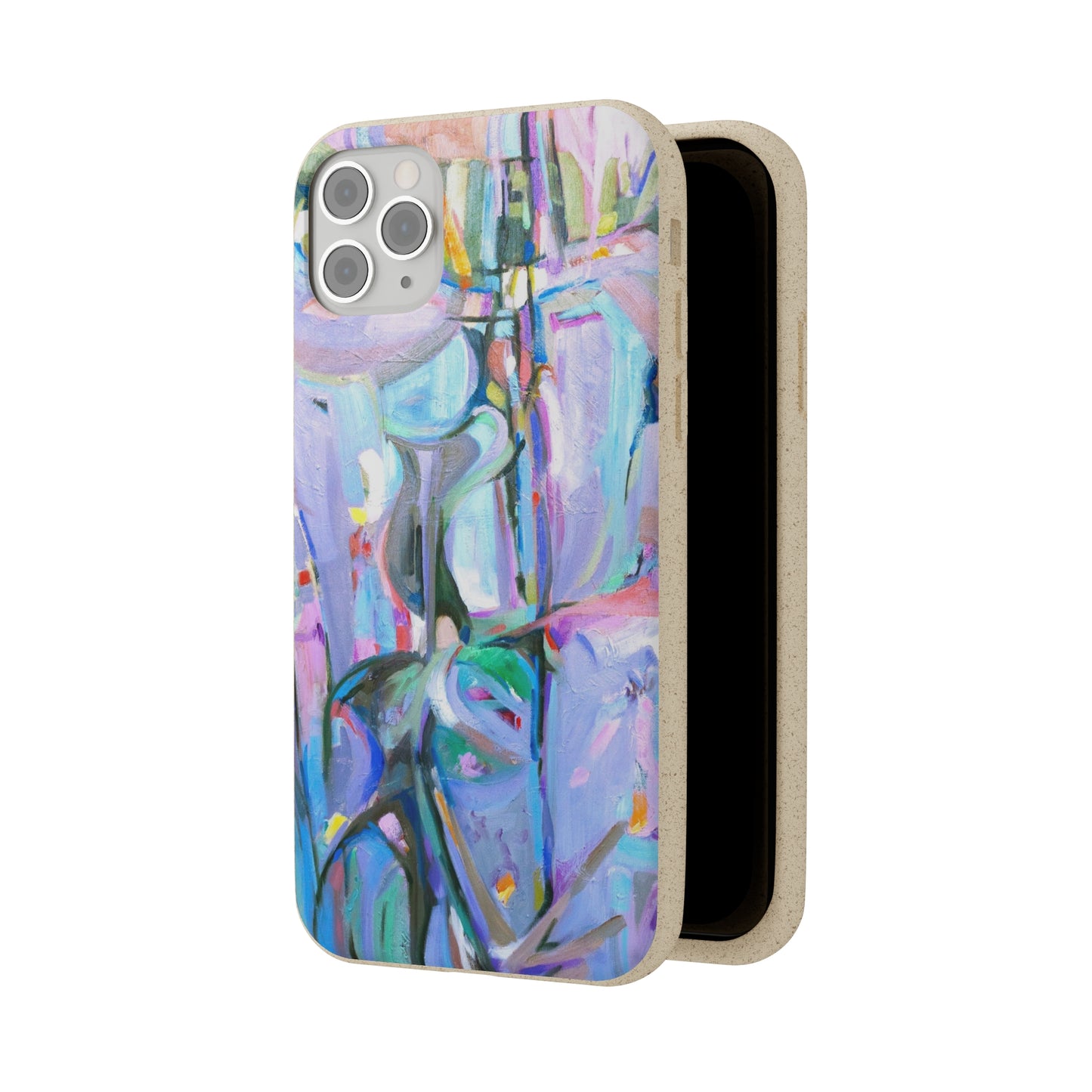 Biodegradable Phone Case with 'Passages' Abstract Original Artwork by Barbara Cleary