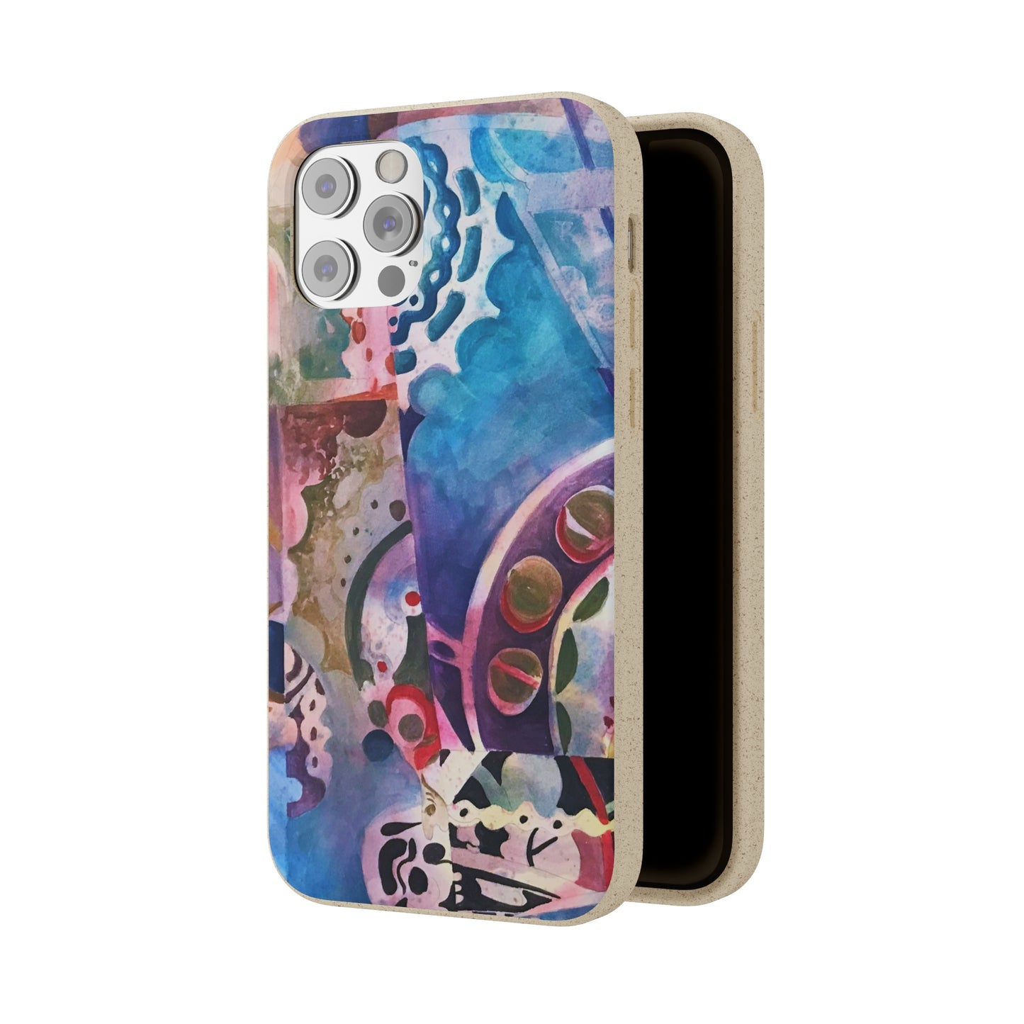 Biodegradable Phone Case with 'Kaleidoscope' Abstract Original Artwork by Barbara Cleary