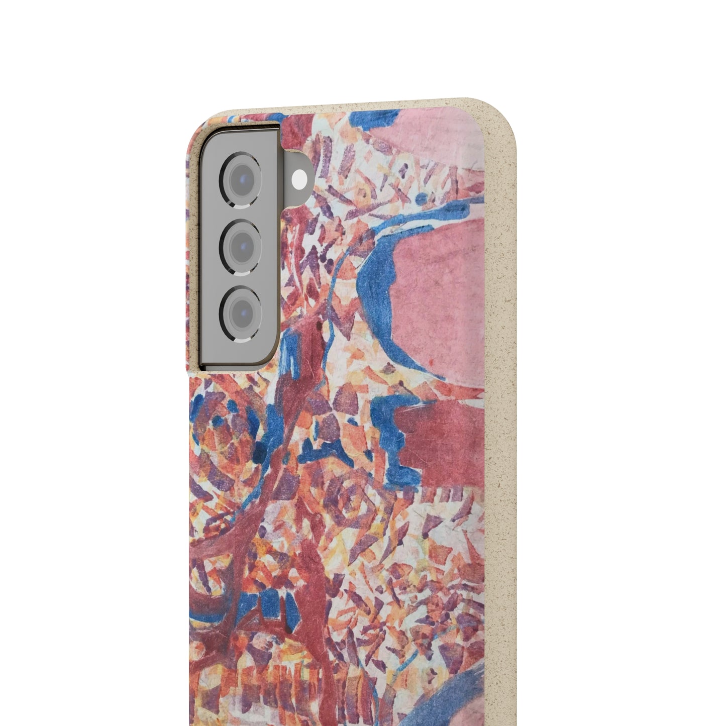 Biodegradable Phone Case with 'Abstract Fusion' Abstract Original Artwork by Barbara Cleary