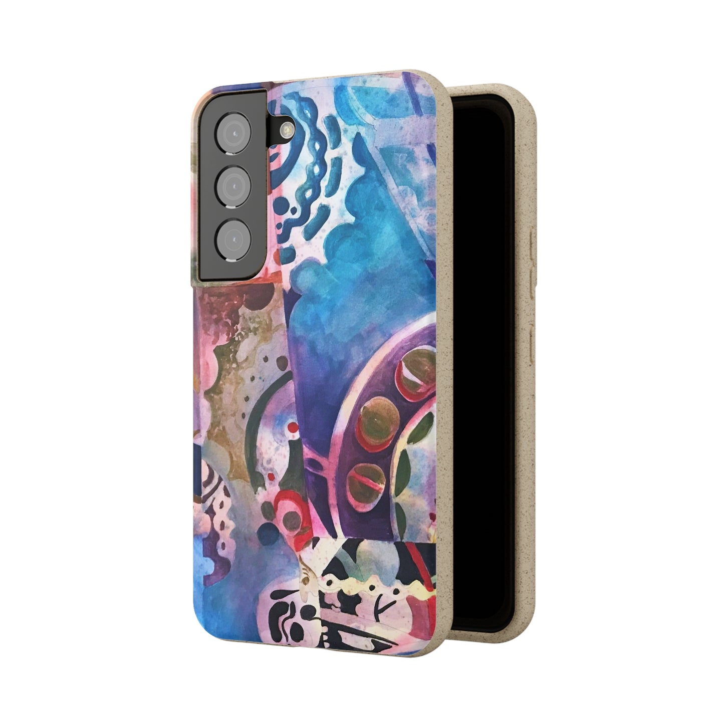 Biodegradable Phone Case with 'Kaleidoscope' Abstract Original Artwork by Barbara Cleary