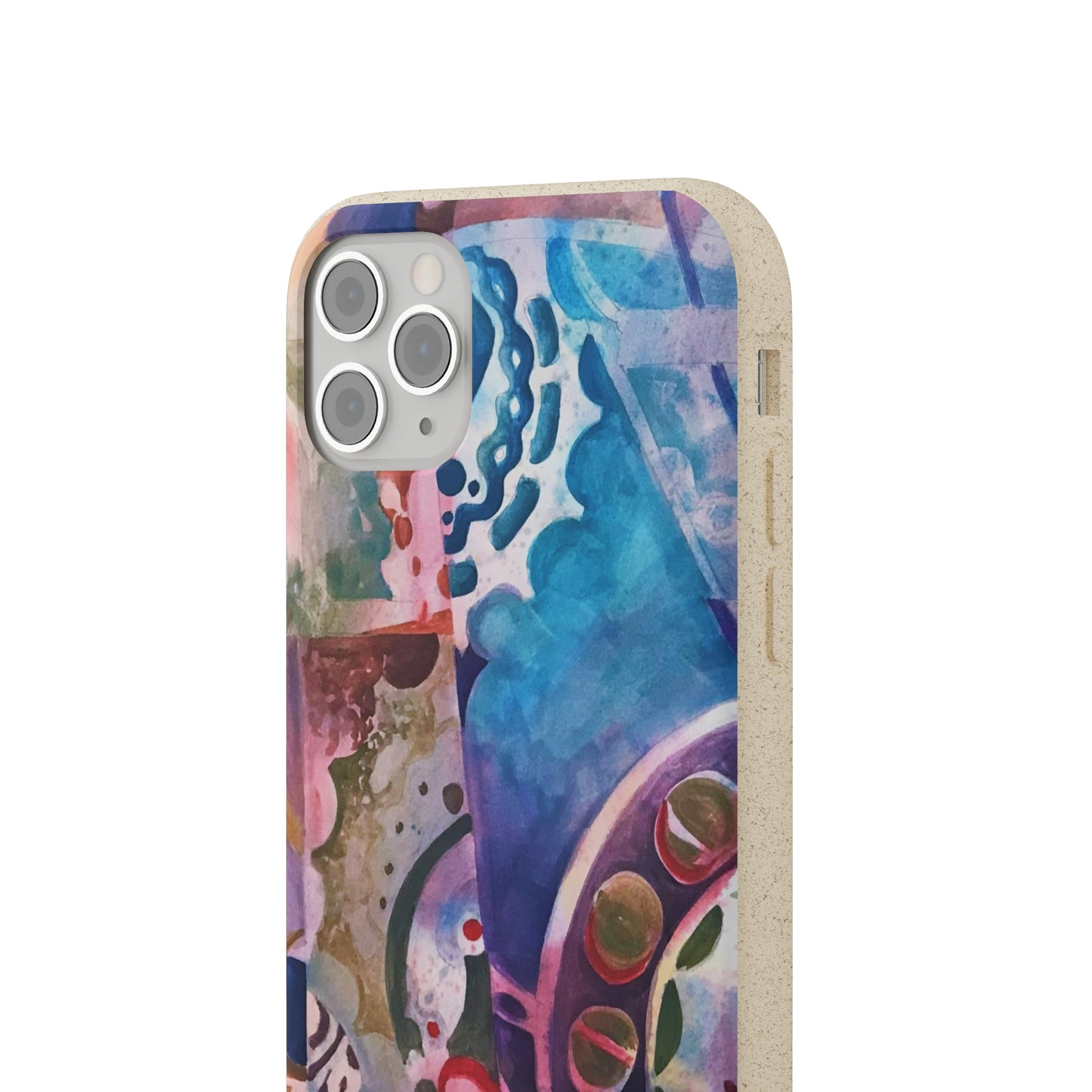 Biodegradable Phone Case with 'Kaleidoscope' Abstract Original Artwork by Barbara Cleary