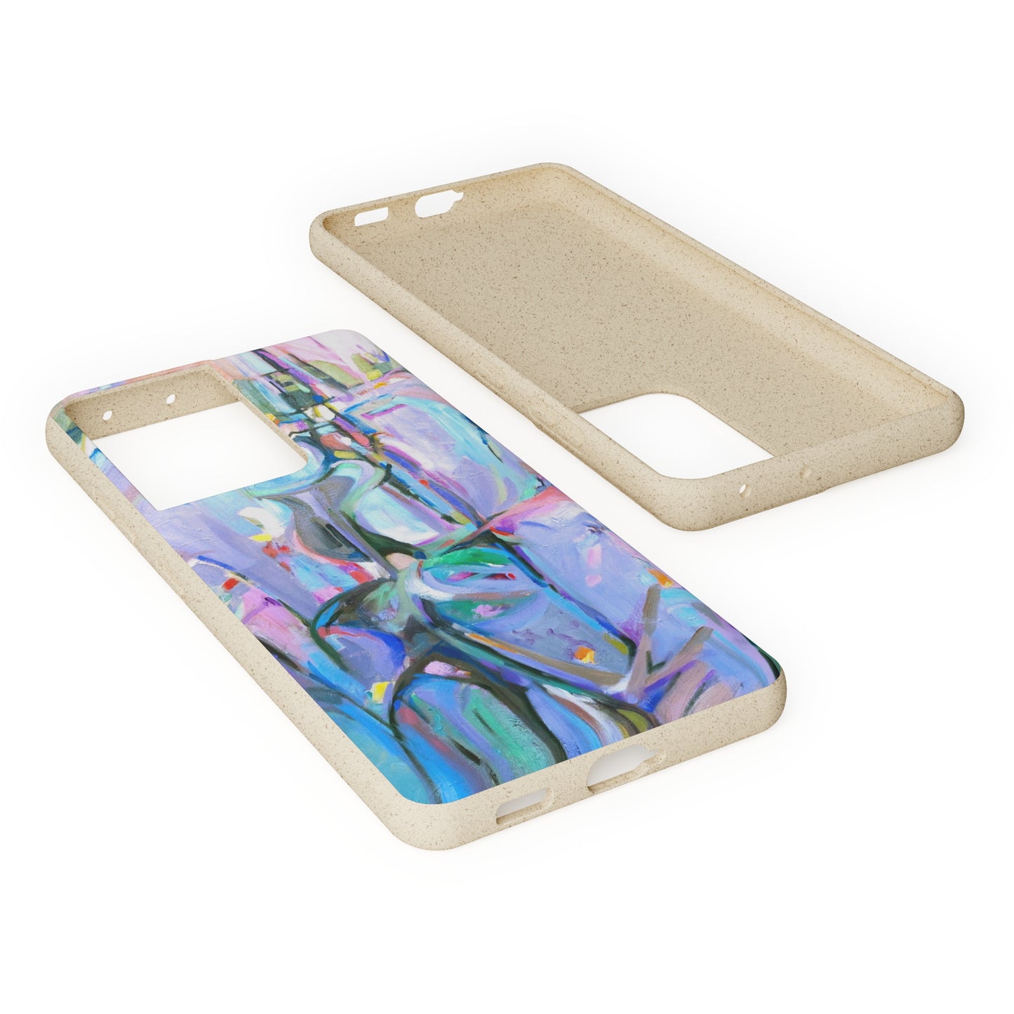 Biodegradable Phone Case with 'Passages' Abstract Original Artwork by Barbara Cleary