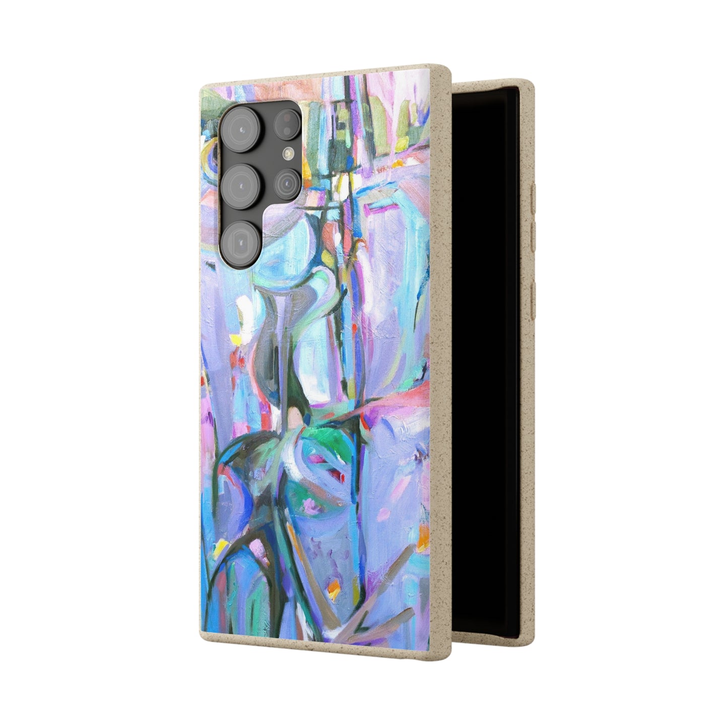 Biodegradable Phone Case with 'Passages' Abstract Original Artwork by Barbara Cleary