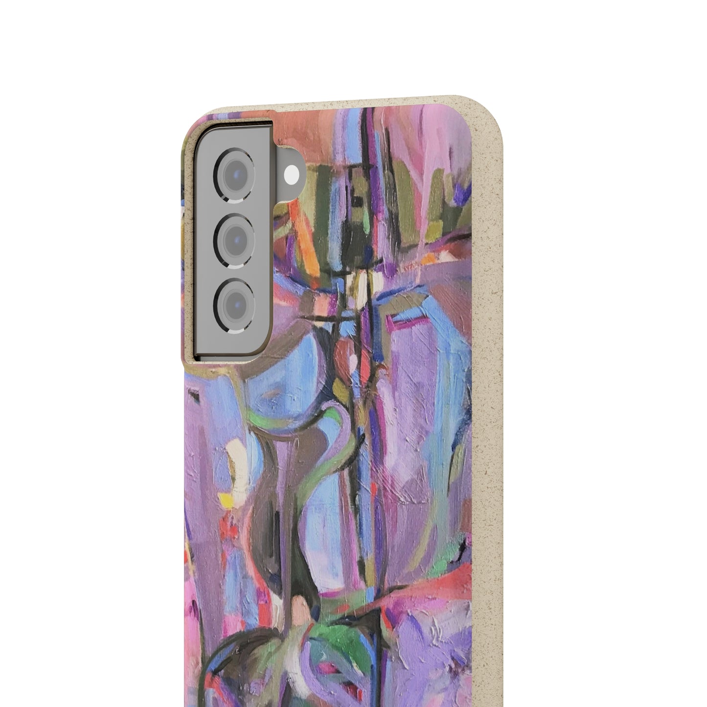 Biodegradable Phone Case with 'Passages' Abstract Original Artwork by Barbara Cleary