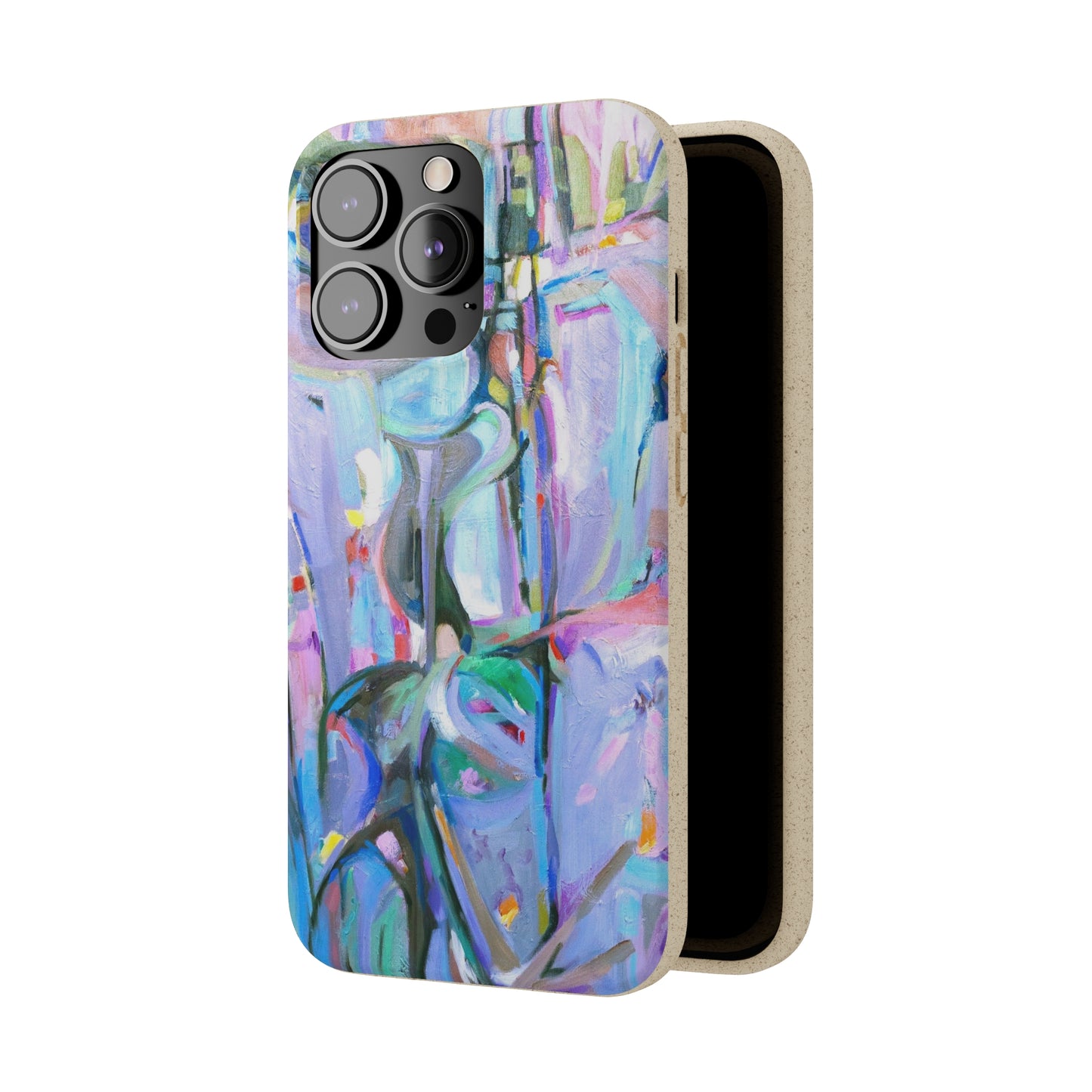 Biodegradable Phone Case with 'Passages' Abstract Original Artwork by Barbara Cleary