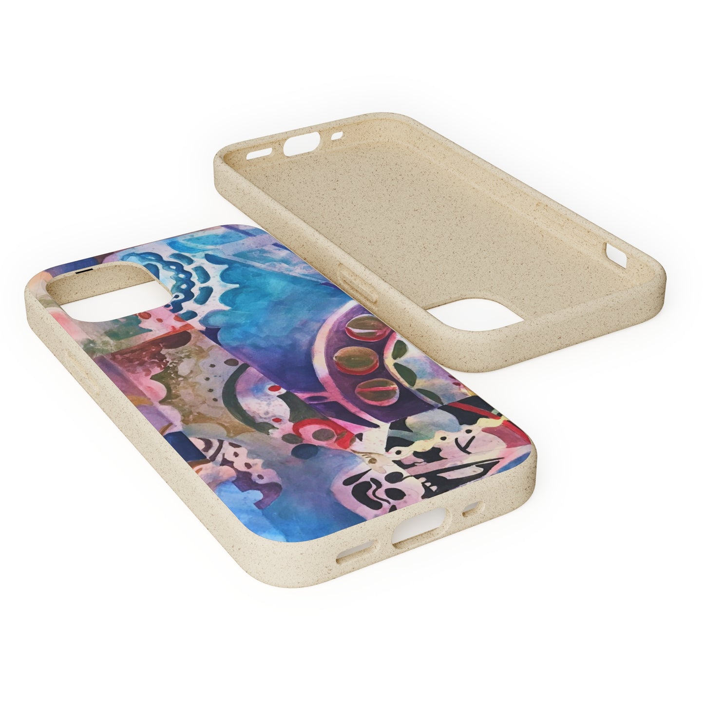 Biodegradable Phone Case with 'Kaleidoscope' Abstract Original Artwork by Barbara Cleary