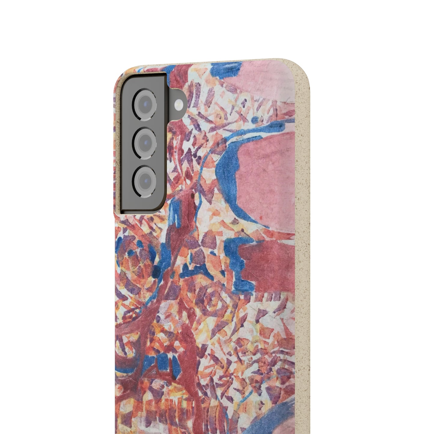 Biodegradable Phone Case with 'Abstract Fusion' Abstract Original Artwork by Barbara Cleary