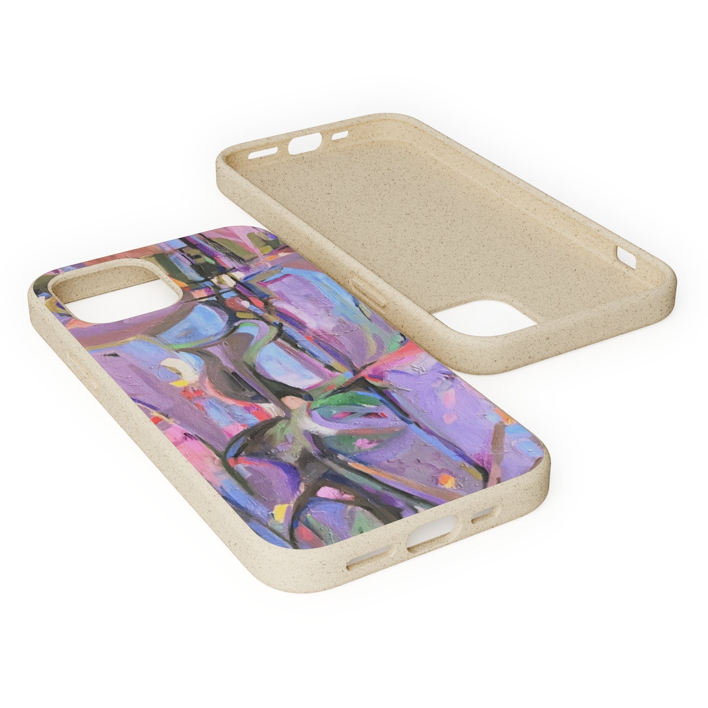 Biodegradable Phone Case with 'Passages' Abstract Original Artwork by Barbara Cleary