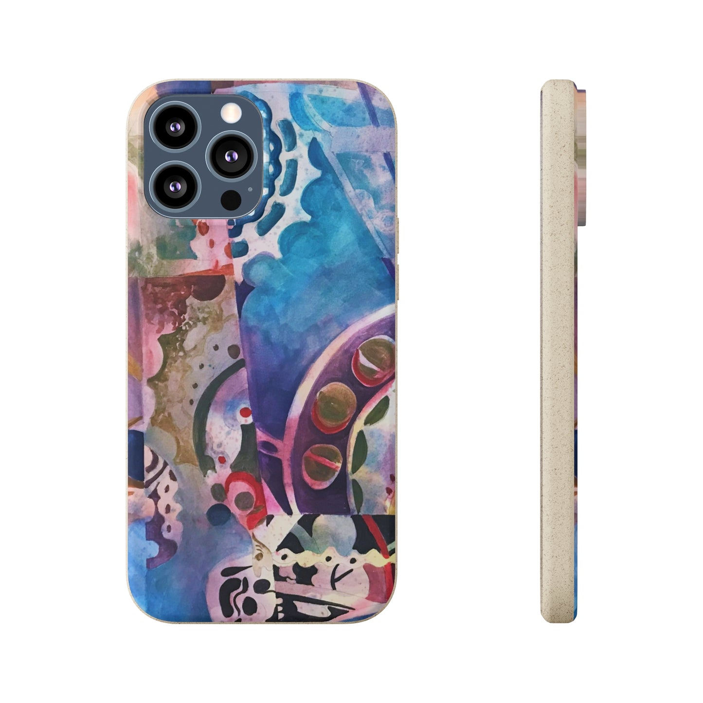 Biodegradable Phone Case with 'Kaleidoscope' Abstract Original Artwork by Barbara Cleary