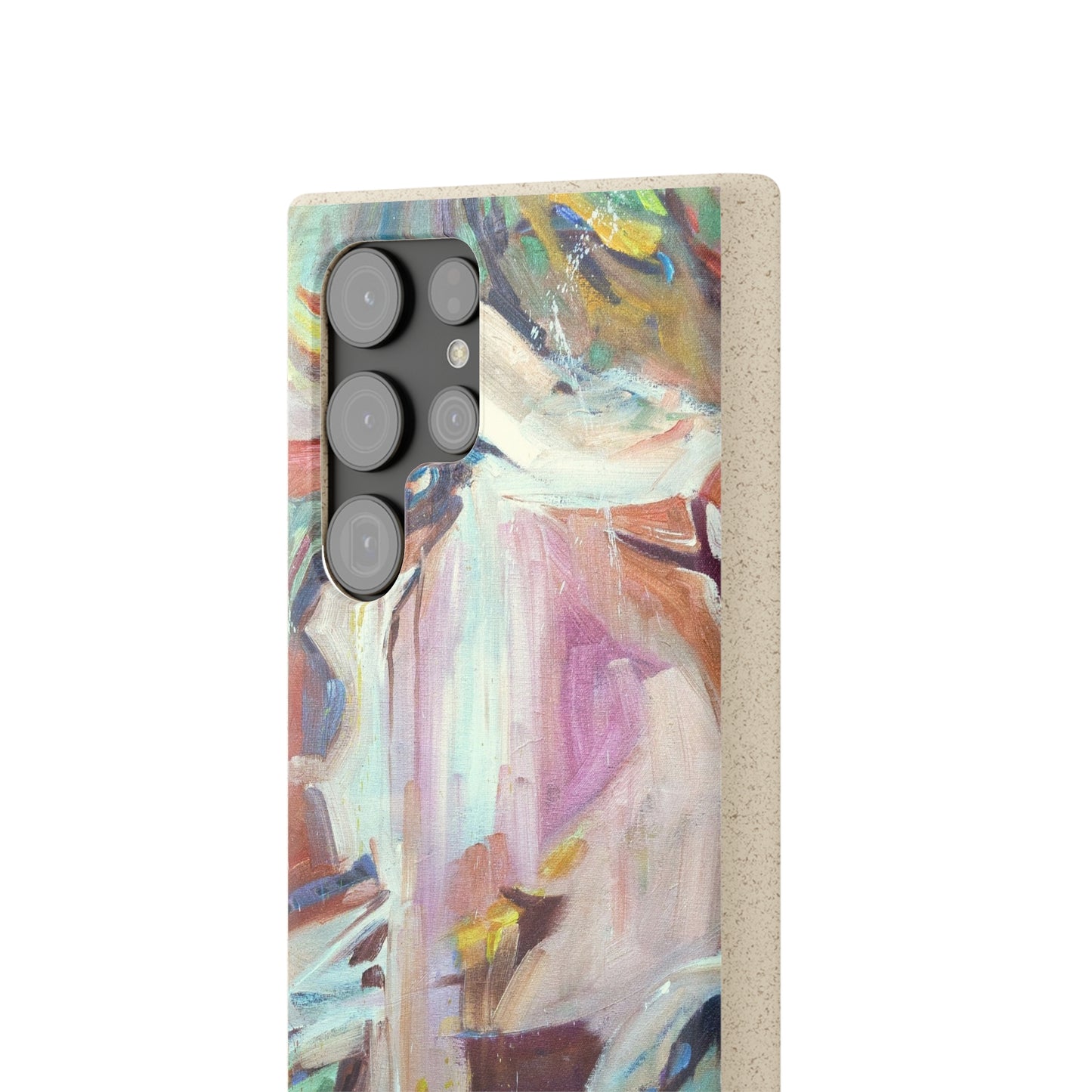 Biodegradable Phone Case with 'All Seasons' Abstract Original Artwork by Barbara Cleary