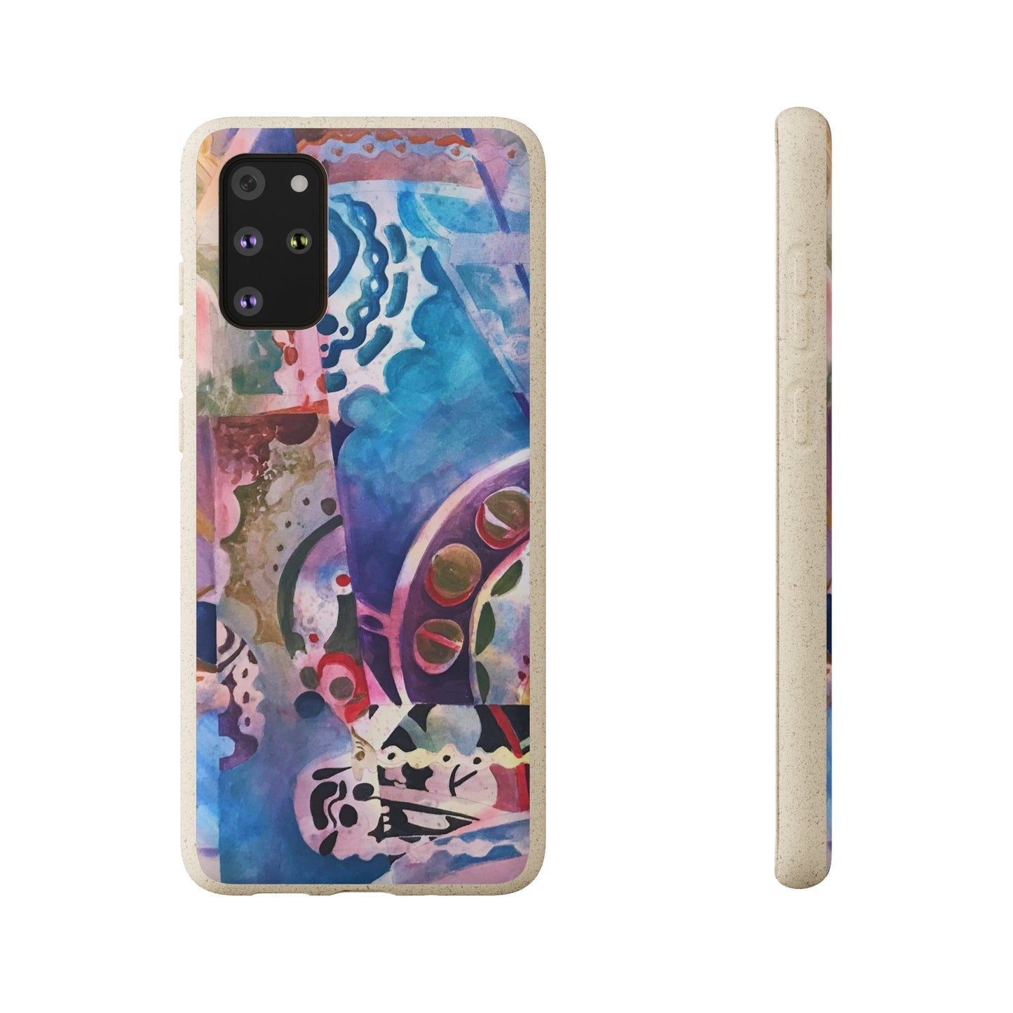 Biodegradable Phone Case with 'Kaleidoscope' Abstract Original Artwork by Barbara Cleary