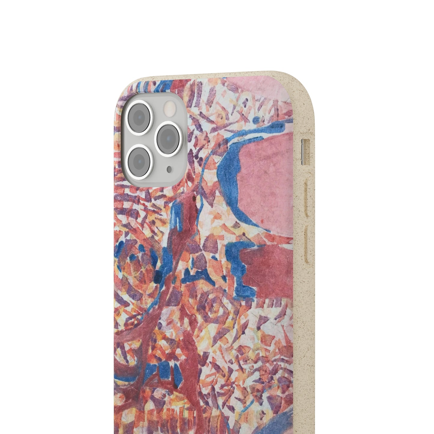 Biodegradable Phone Case with 'Abstract Fusion' Abstract Original Artwork by Barbara Cleary