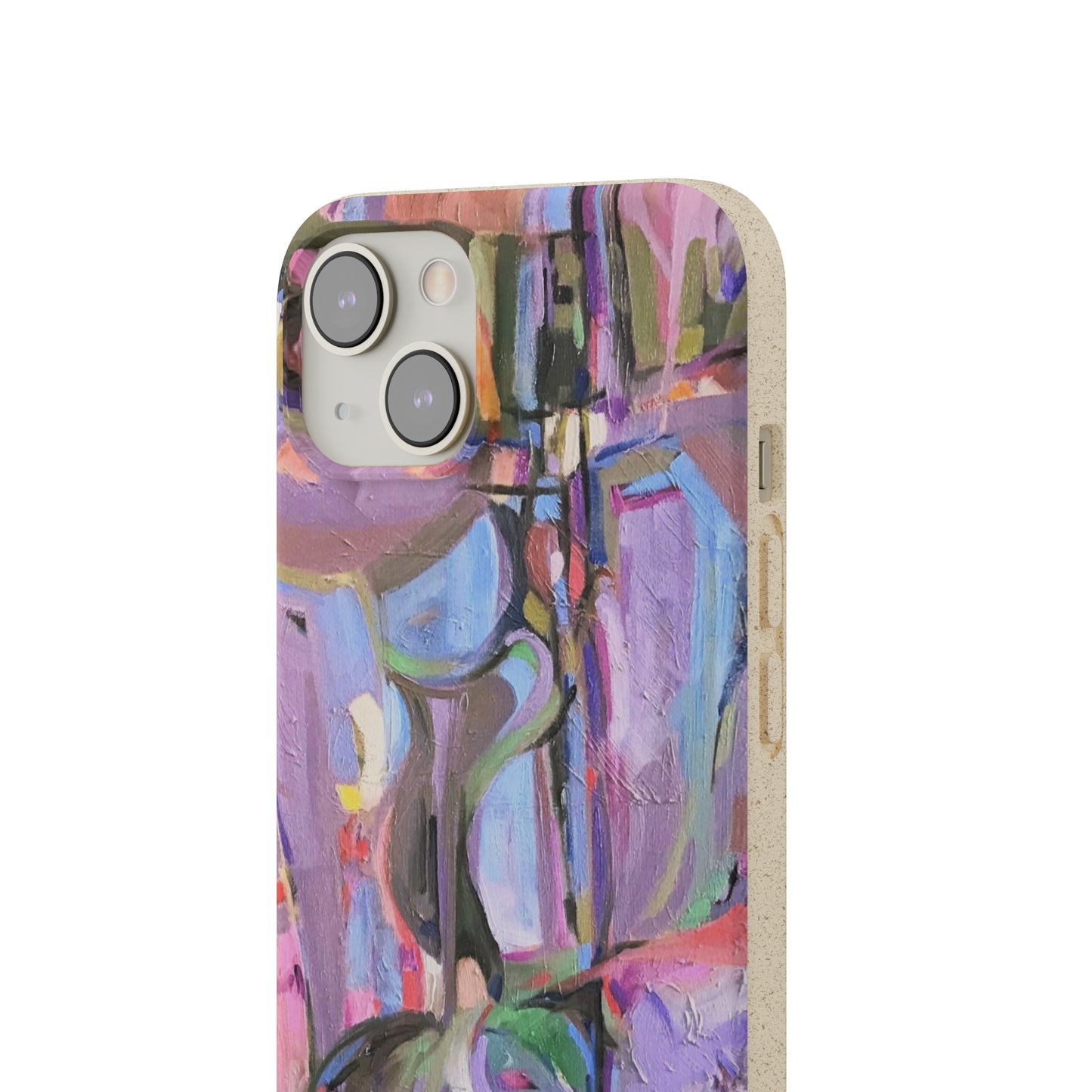 Biodegradable Phone Case with 'Passages' Abstract Original Artwork by Barbara Cleary