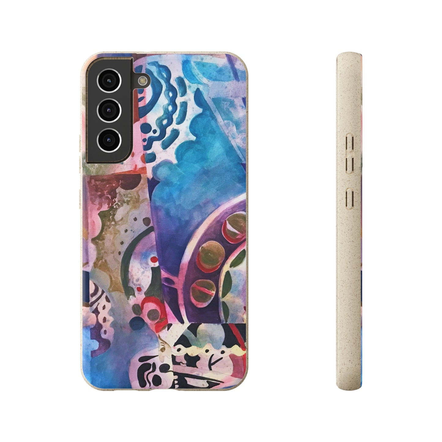 Biodegradable Phone Case with 'Kaleidoscope' Abstract Original Artwork by Barbara Cleary