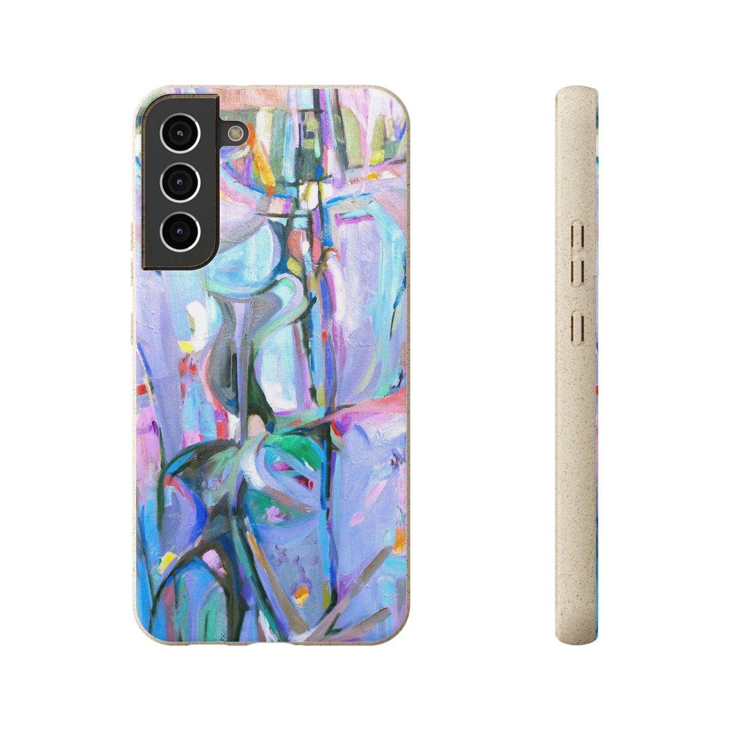 Biodegradable Phone Case with 'Passages' Abstract Original Artwork by Barbara Cleary