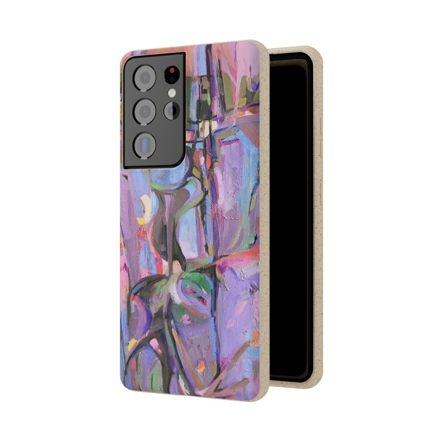 Biodegradable Phone Case with 'Passages' Abstract Original Artwork by Barbara Cleary