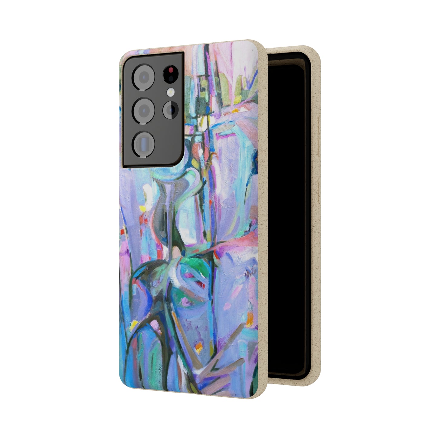 Biodegradable Phone Case with 'Passages' Abstract Original Artwork by Barbara Cleary