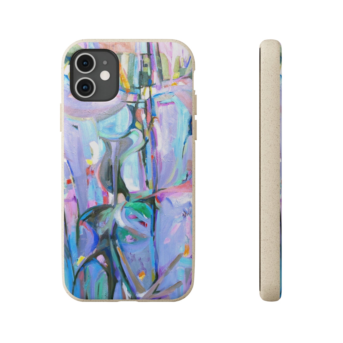 Biodegradable Phone Case with 'Passages' Abstract Original Artwork by Barbara Cleary