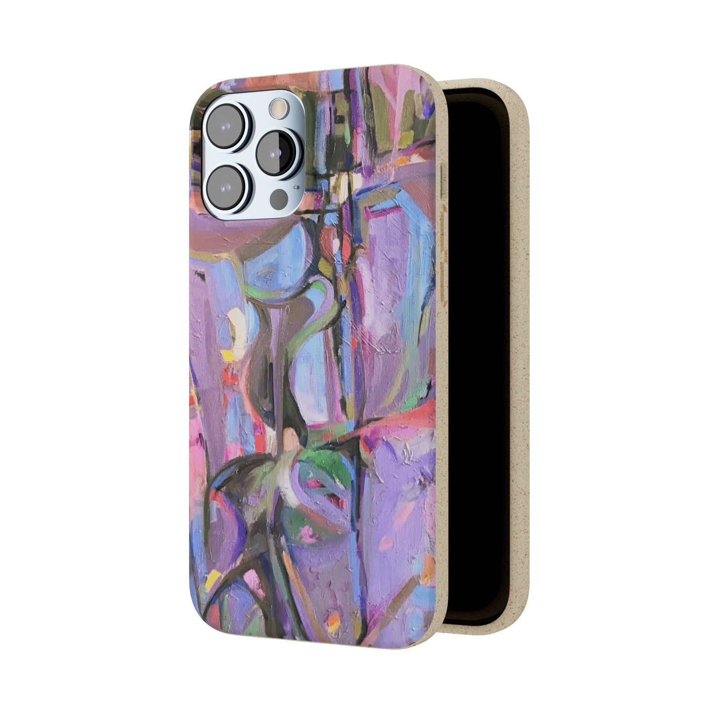 Biodegradable Phone Case with 'Passages' Abstract Original Artwork by Barbara Cleary