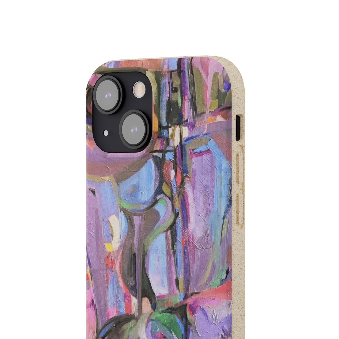 Biodegradable Phone Case with 'Passages' Abstract Original Artwork by Barbara Cleary