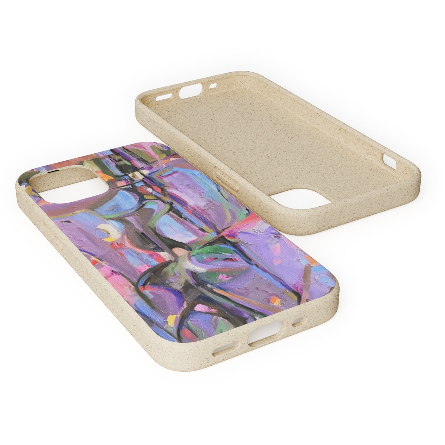 Biodegradable Phone Case with 'Passages' Abstract Original Artwork by Barbara Cleary