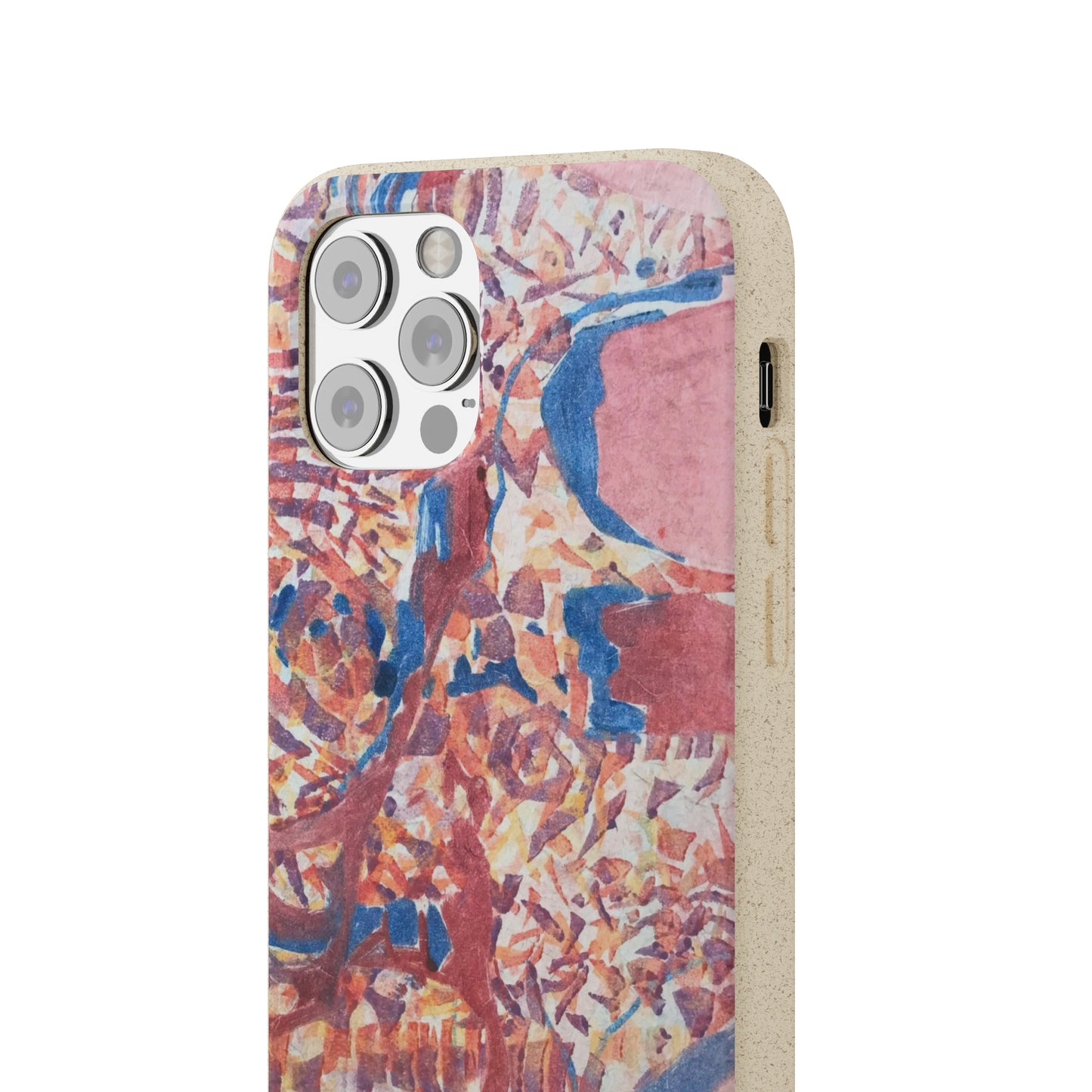 Biodegradable Phone Case with 'Abstract Fusion' Abstract Original Artwork by Barbara Cleary