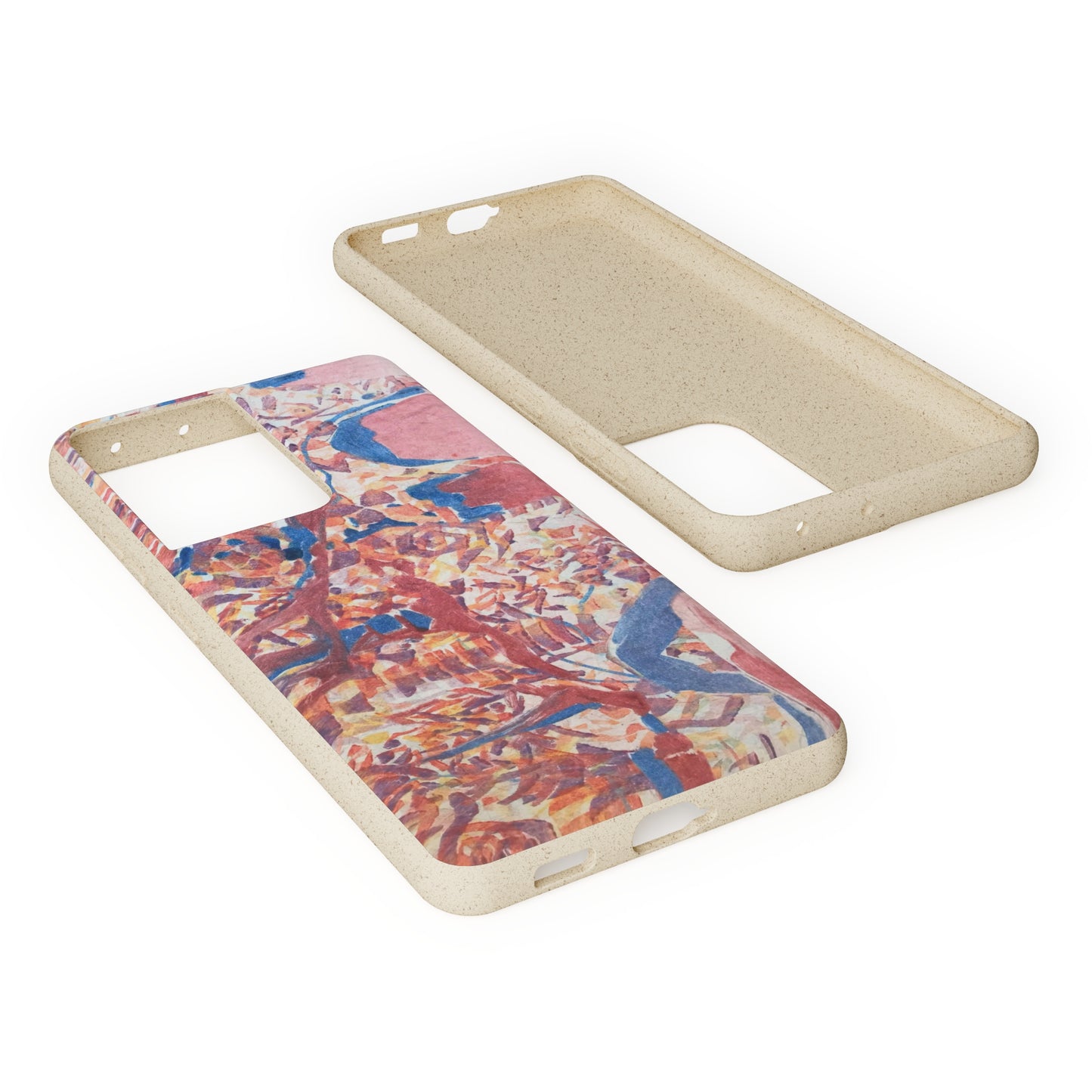 Biodegradable Phone Case with 'Abstract Fusion' Abstract Original Artwork by Barbara Cleary