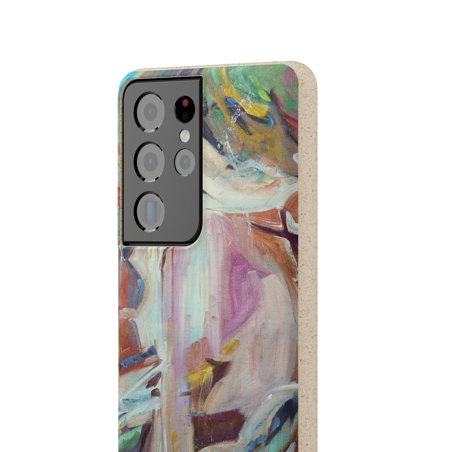 Biodegradable Phone Case with 'All Seasons' Abstract Original Artwork by Barbara Cleary