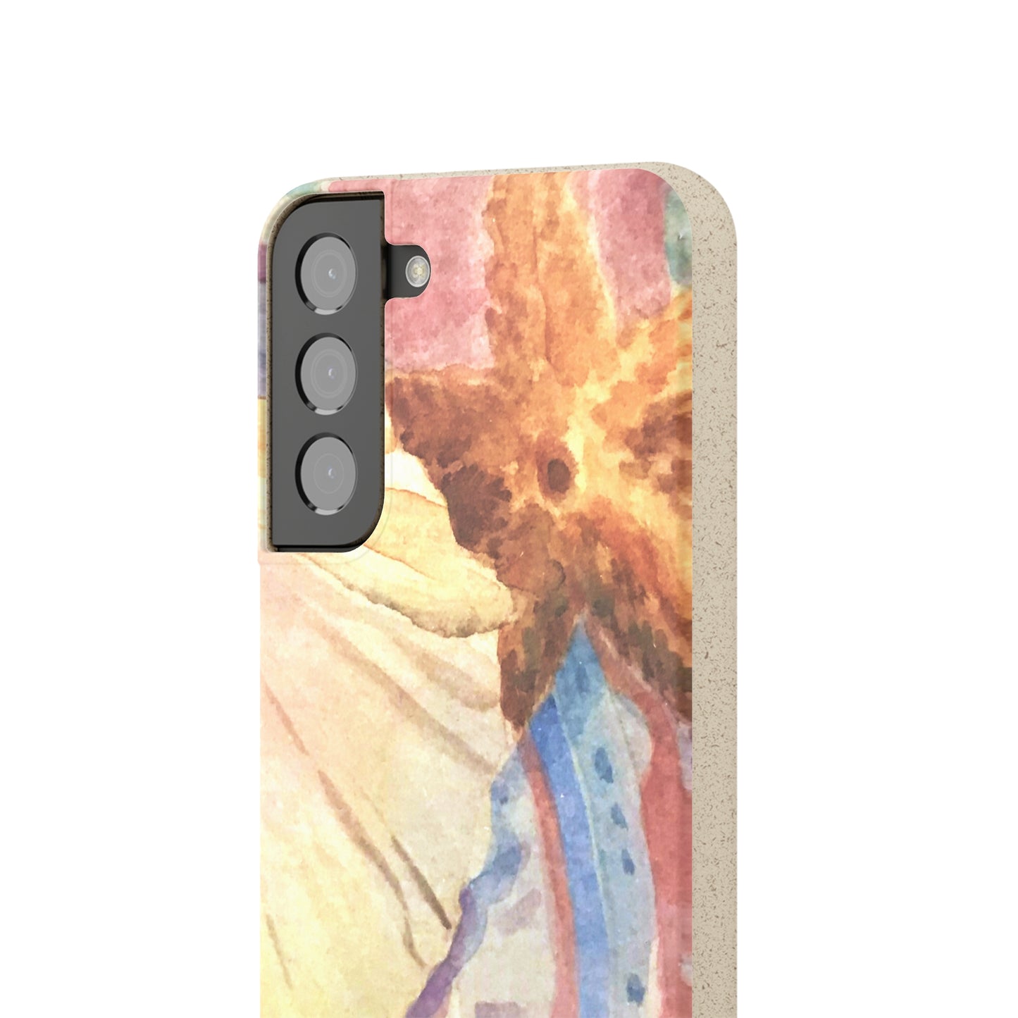 Biodegradable Phone Case with 'Treasures of the Tide' Watercolor Original Artwork by Barbara Cleary