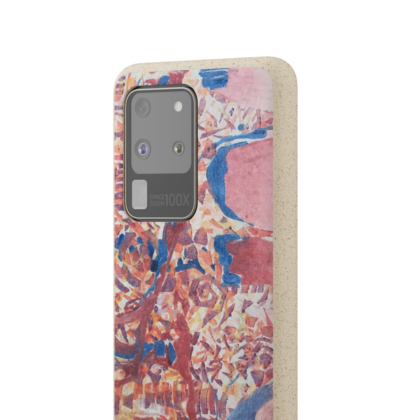 Biodegradable Phone Case with 'Abstract Fusion' Abstract Original Artwork by Barbara Cleary