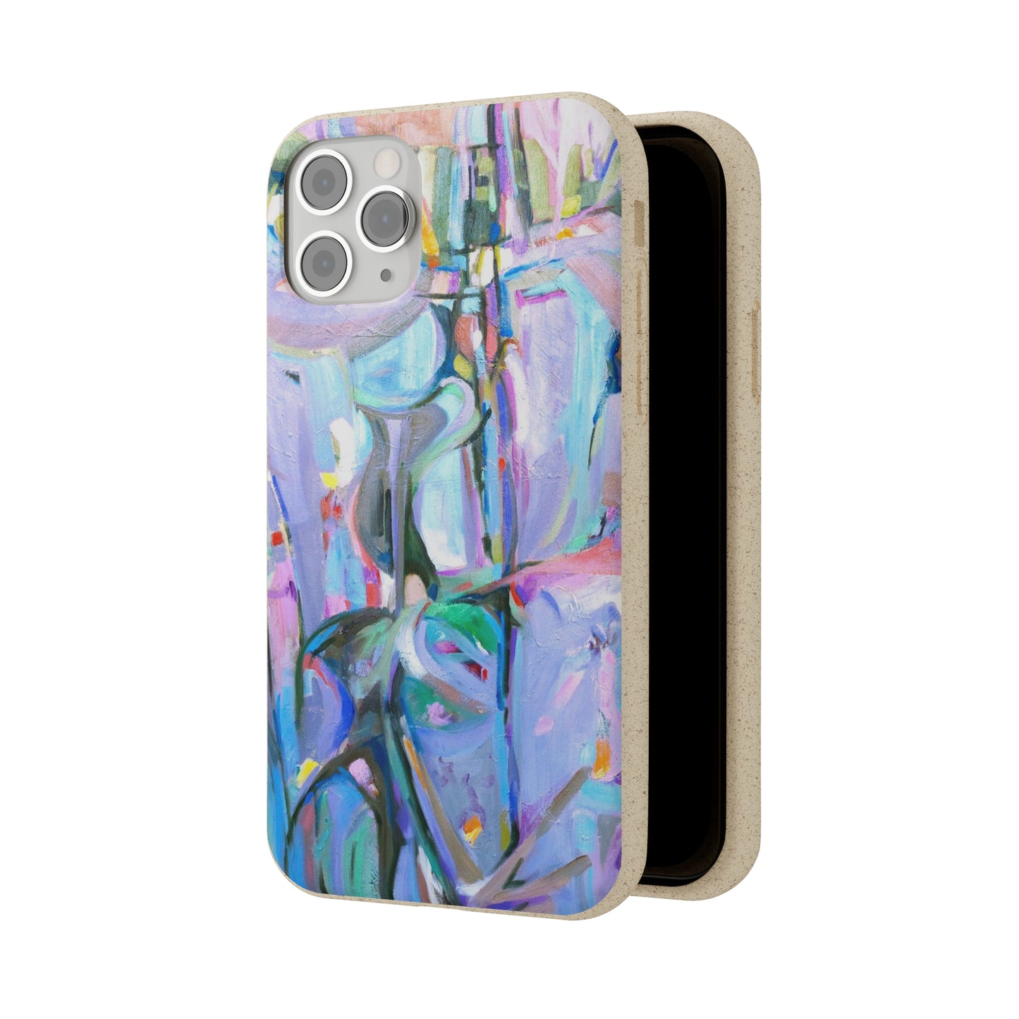 Biodegradable Phone Case with 'Passages' Abstract Original Artwork by Barbara Cleary