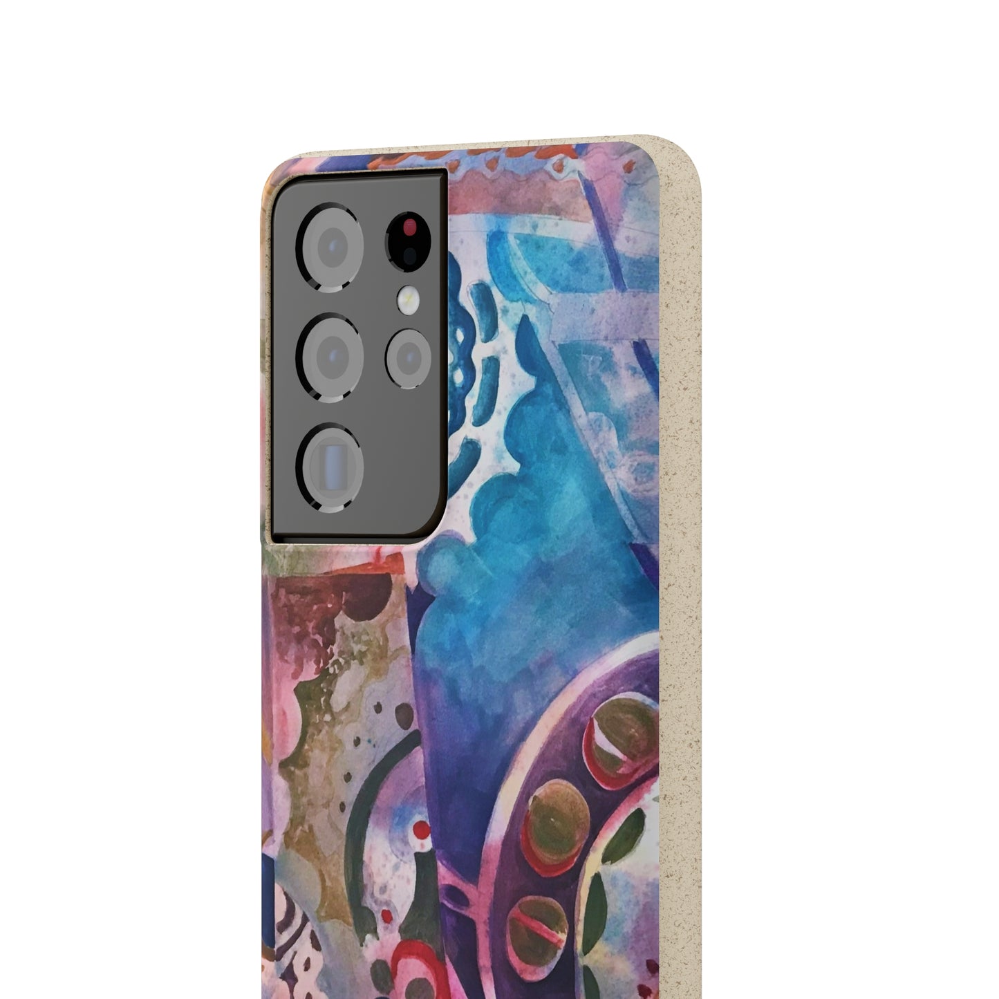 Biodegradable Phone Case with 'Kaleidoscope' Abstract Original Artwork by Barbara Cleary