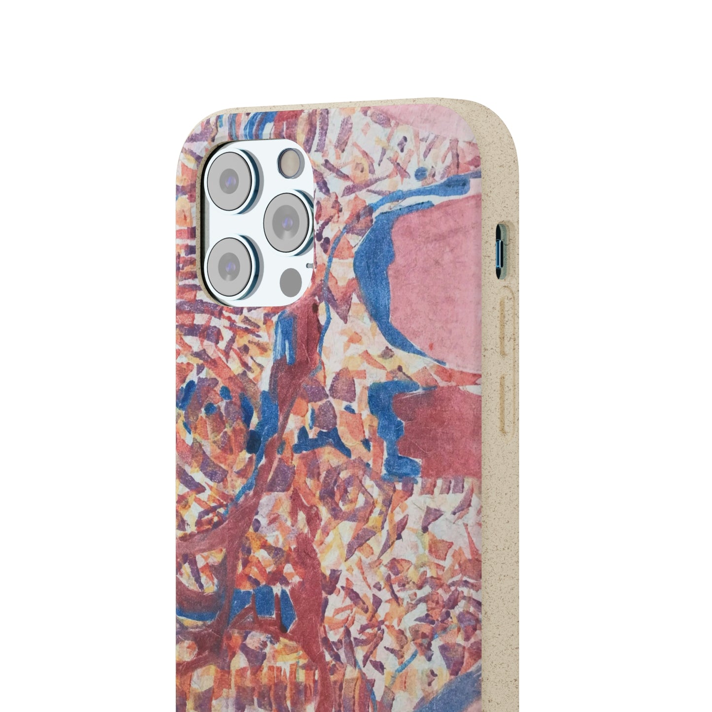 Biodegradable Phone Case with 'Abstract Fusion' Abstract Original Artwork by Barbara Cleary