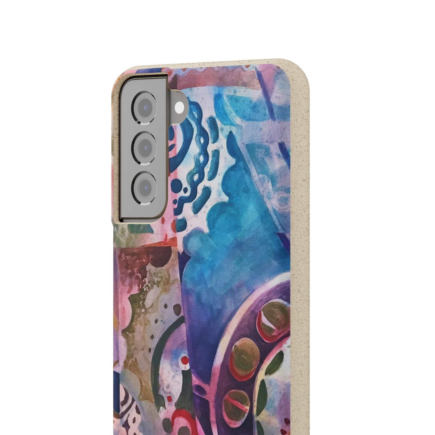 Biodegradable Phone Case with 'Kaleidoscope' Abstract Original Artwork by Barbara Cleary