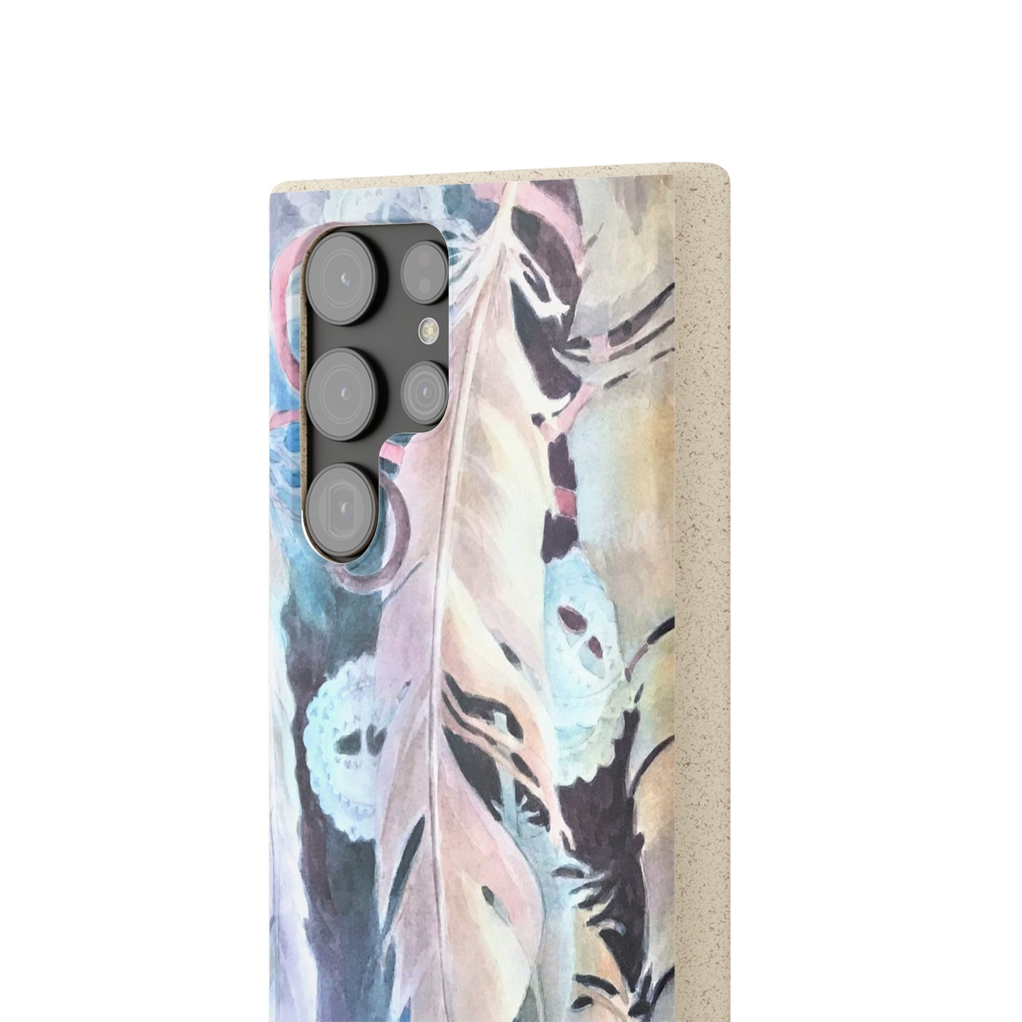 Biodegradable Phone Case with 'Conchos' Watercolor Original Artwork by Barbara Cleary