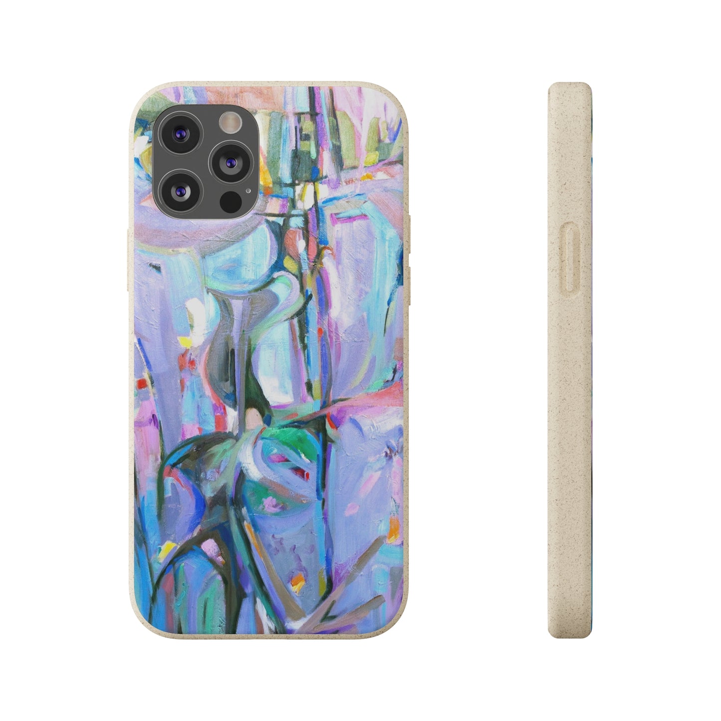 Biodegradable Phone Case with 'Passages' Abstract Original Artwork by Barbara Cleary