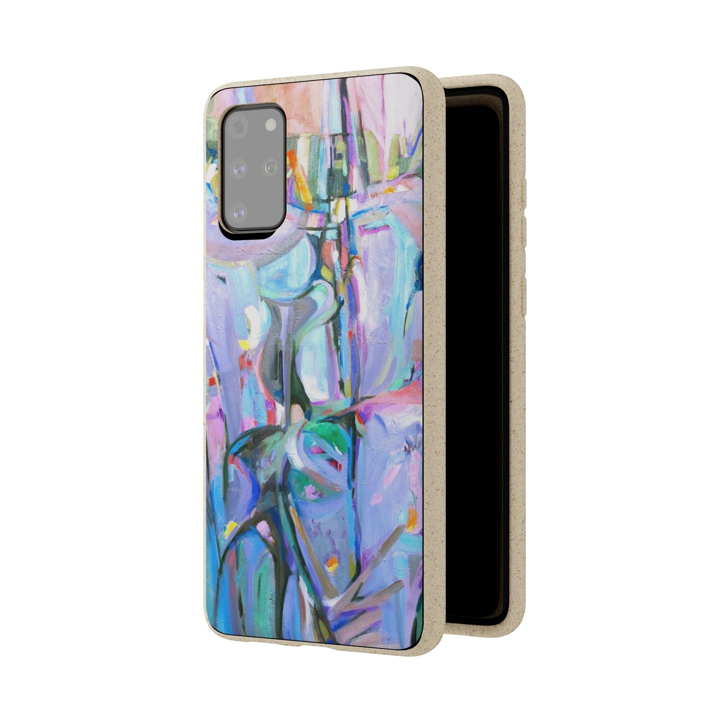 Biodegradable Phone Case with 'Passages' Abstract Original Artwork by Barbara Cleary