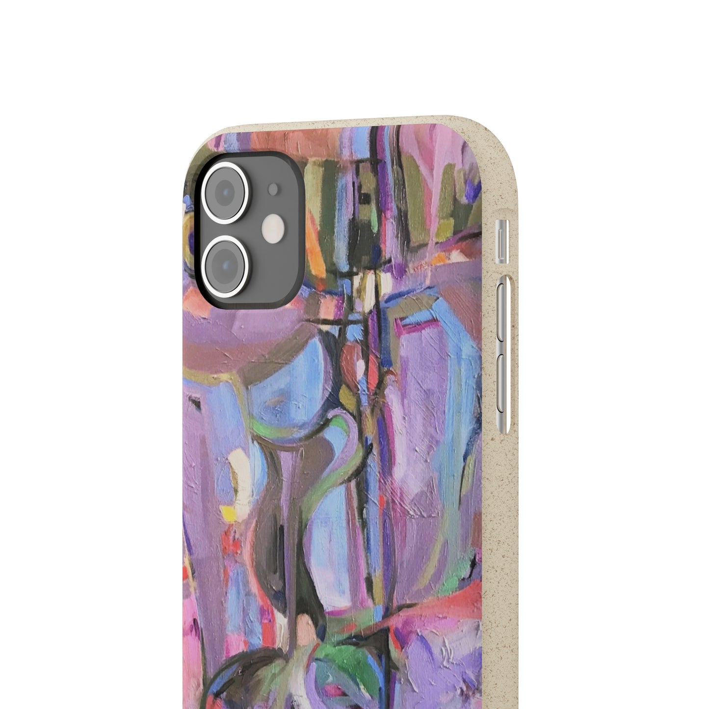 Biodegradable Phone Case with 'Passages' Abstract Original Artwork by Barbara Cleary